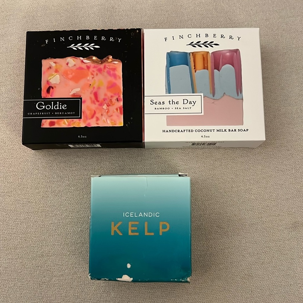 NIP Finchberry Soap total 2 and 1 Hallo Sapa (Hello Soap) Icelandic Kelp Soap